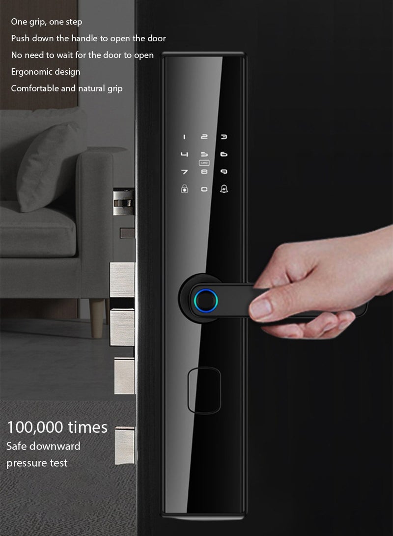 Smart  Lock Door Lock Smart Door Lock, Fingerprint Smart Door Lock, Electronic Deadbolt with 4 Ways Password, TUYA Control, Fingerprint and Key - Image 4