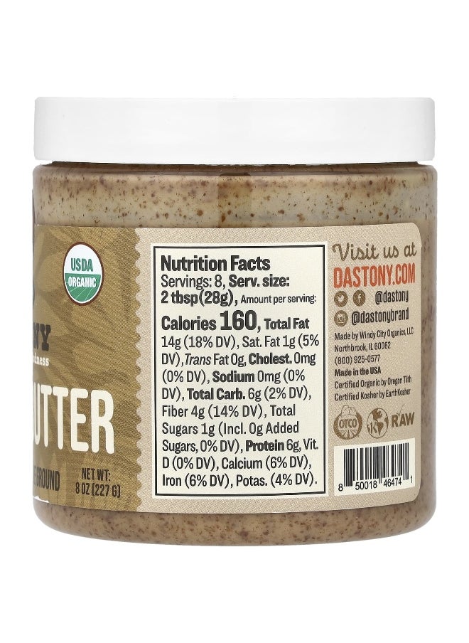 DASTONY Dastony, Organic Almond Butter, Ultra Smooth, 8 oz (227 g)  - Image 2