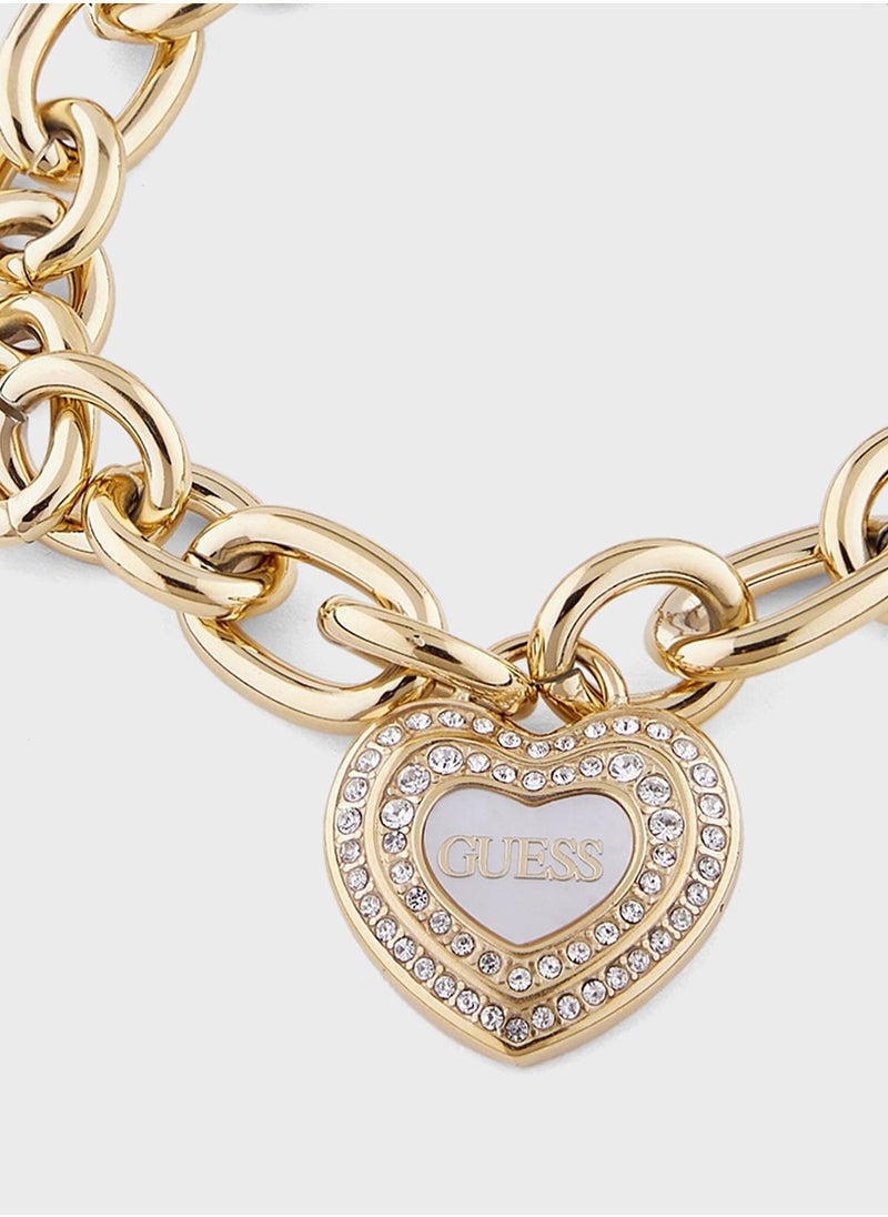 GUESS Big Hollow Heart Bracelet  - Image 2