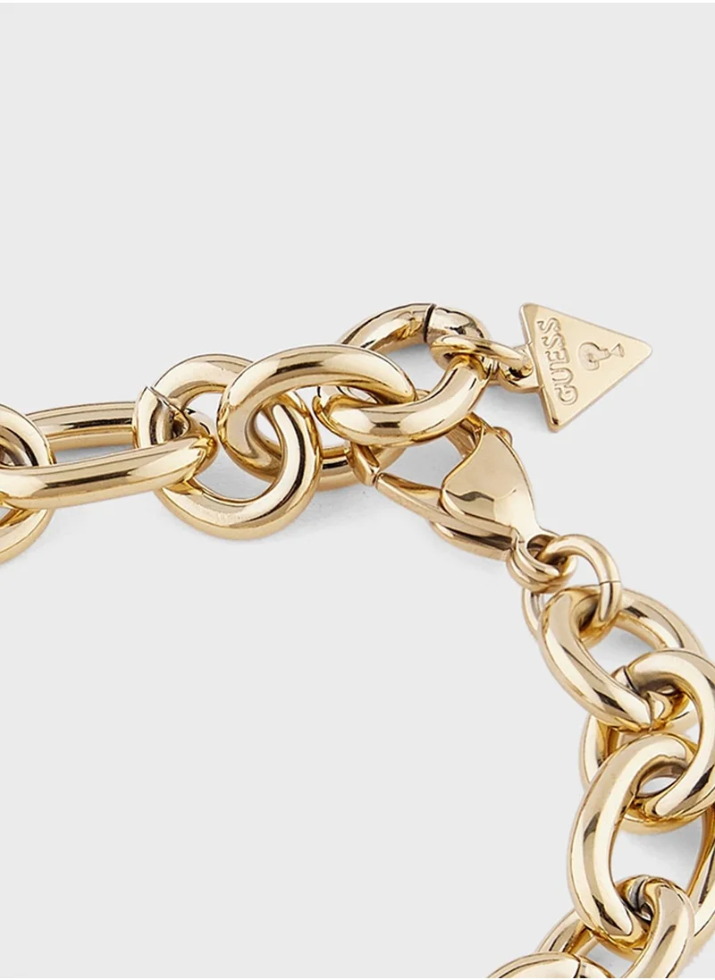 GUESS Big Hollow Heart Bracelet