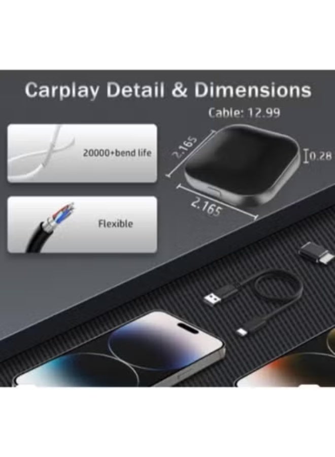 Wireless Car Interface Adapter for Phone Screen Systems – Auto Conversion Dongle with USB-C Plug & Play - Image 4