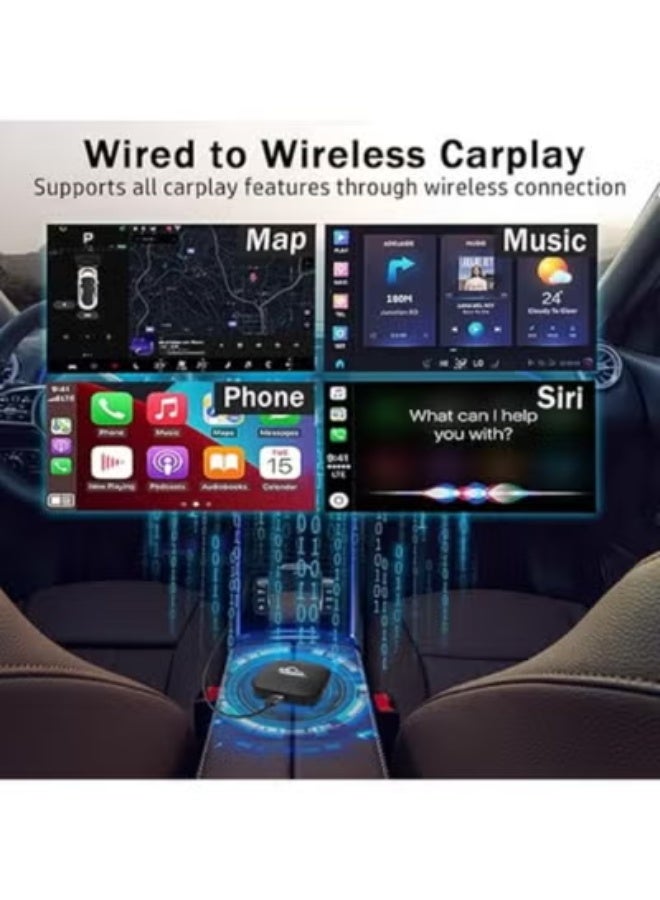 Wireless Car Interface Adapter for Phone Screen Systems – Auto Conversion Dongle with USB-C Plug & Play - Image 2