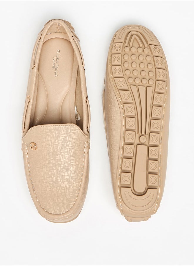 Flora Bella By Shoexpress - Solid Slip-On Loafers - Image 1