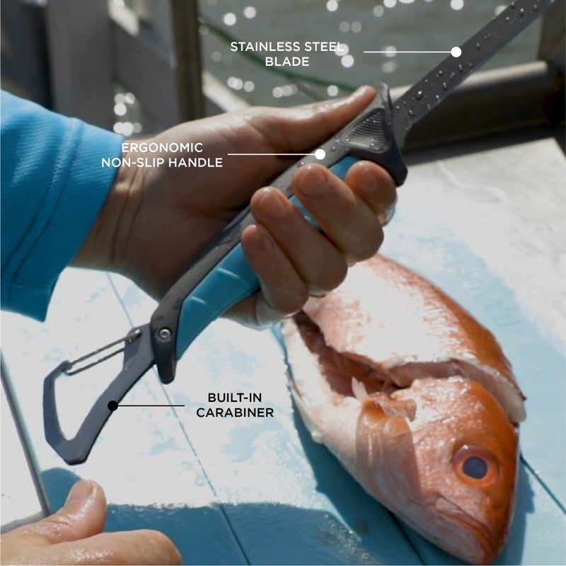 Toadfish Stowaway Folding Filet Knife with Built in Carabiner -7inch - Image 3