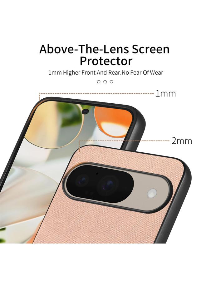 S-TOP Case For Google Pixel 9 / 9 Pro Twill Fabric Leather Skin Back Phone Case - Image 3