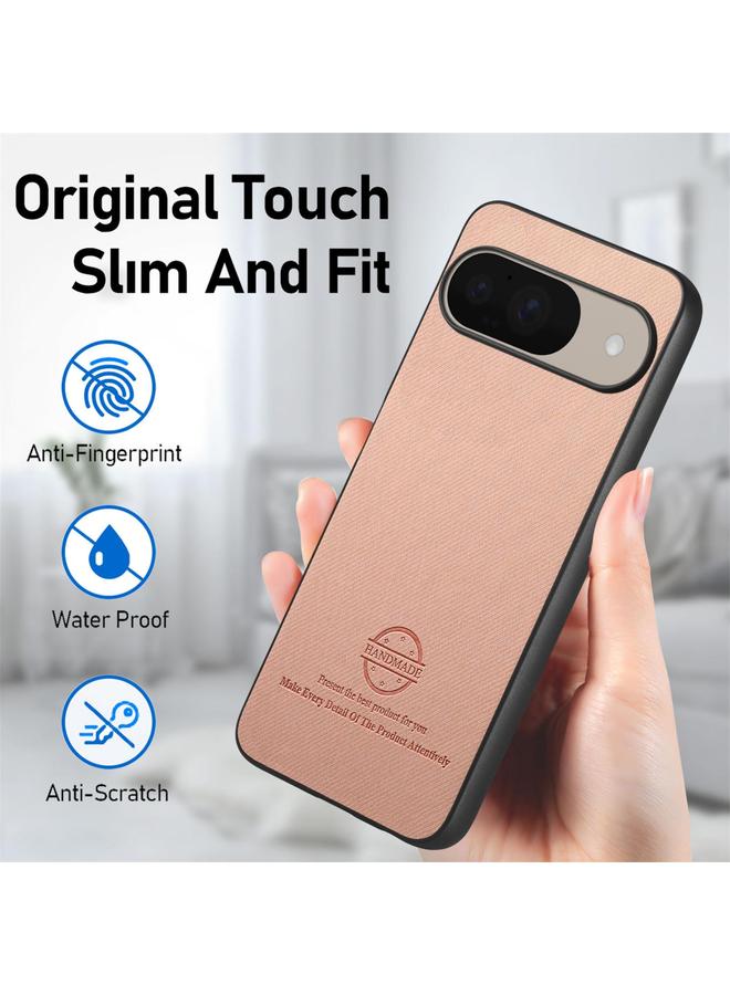 S-TOP Case For Google Pixel 9 / 9 Pro Twill Fabric Leather Skin Back Phone Case - Image 5