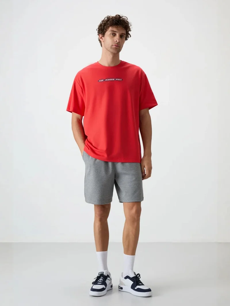 تومي لايف TOMMY Oversized Printed Crew Neck T-Shirt