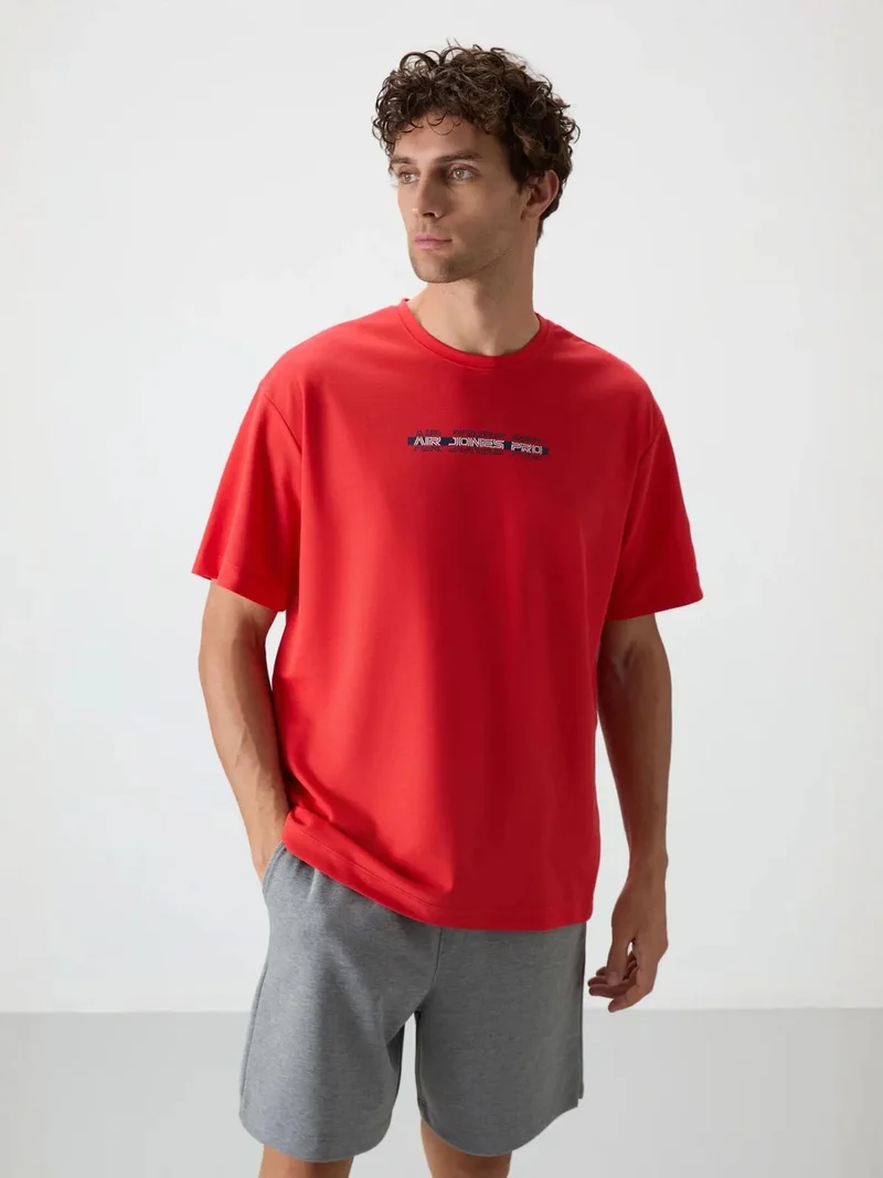 تومي لايف TOMMY Oversized Printed Crew Neck T-Shirt