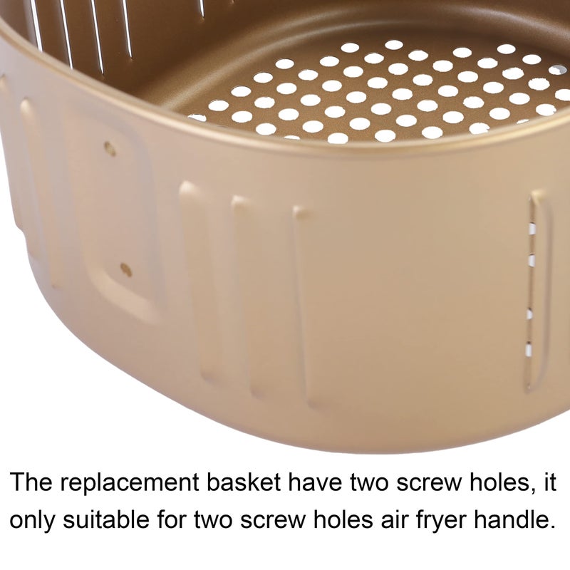 RAMLLY Air Fryer Replacement Basket For Power Xl 5.3Qt Air Fryer Air Fryer Basket For Gowise Usa 5.8Qt Air Fryer Air Fryer Accessories Non-Stick Fry Basket - Image 4