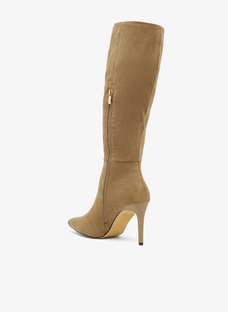 GLAMOROUS Casual Heeled Knee Boots - Image 3