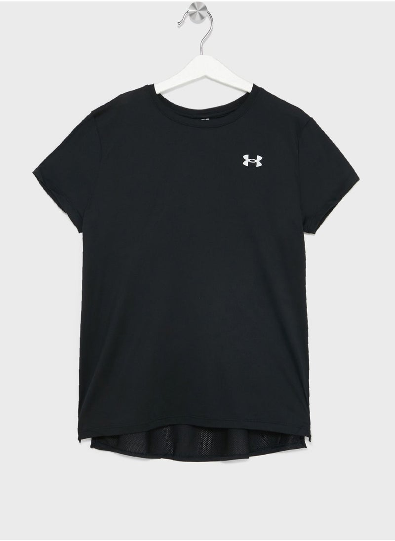 UNDER ARMOUR Girls' Knockout T-shirt  - Image 1