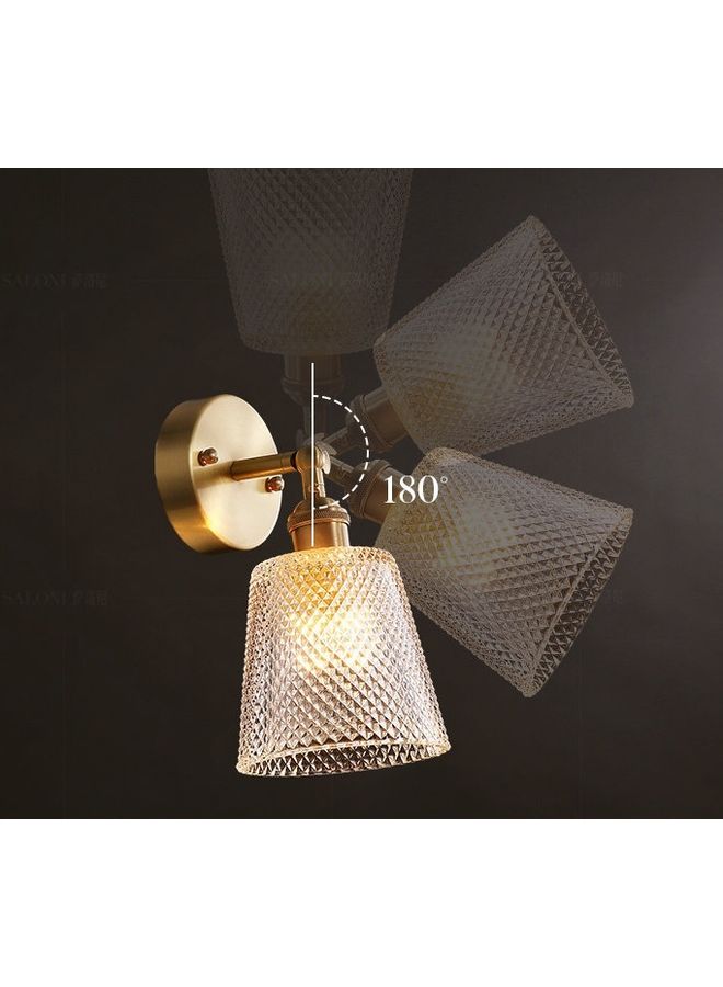 إسكدنيا مصباح جداري من الكريستال أبيض دافئ - Image 4