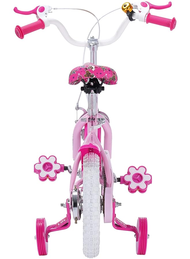 L.O.L. SURPRISE! 12 Inch Girls Bicycle For Kids Aged 4 To 6 Years Old Perfect For Outdoor Activity And Physical Exercise Pink & Fuchsia - Image 3