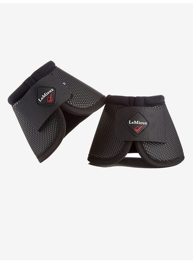 LeMieux Ballistic Overreach Horse Boots - Over Reach or Bell Boots for Horses - Protective Gear and Training Equipment - Equine Boots, Wraps & Accessories (Black - XLarge) - Image 1