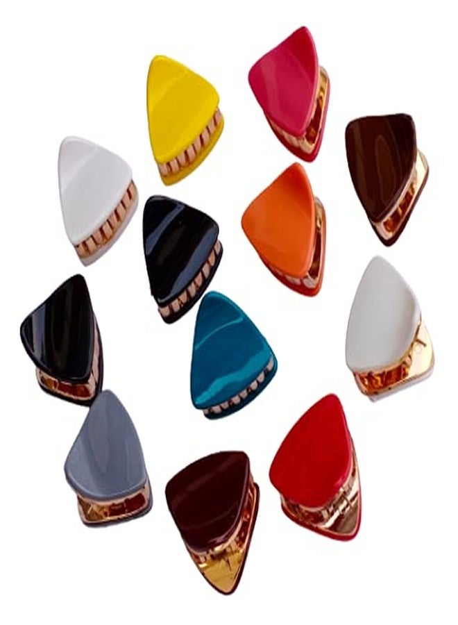 اس بي اس مشبك شعر صغير من البلاستيك SBS للنساء والفتيات (متعدد الألوان) عبوة من 12 قطعة - Image 2