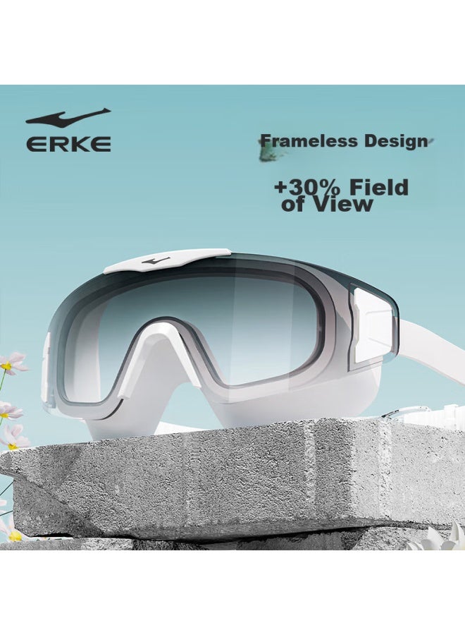Erke Swimming Goggles, Large Frame For Adults, Waterproof And Anti-fog, High Definition, Frameless For Women, Professional Diving Goggles - Image 3