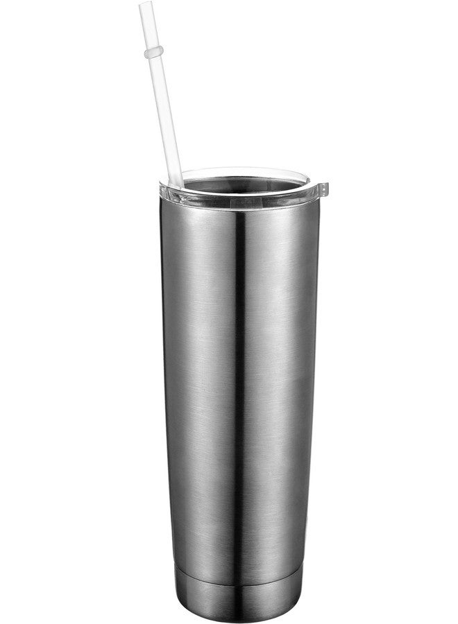 Jovitec 50 Pieces Plastic Straws Reusable for Tumblers Mason Jars Milkshakes Smoothies Reusable Hard Plastic Drinking Straws with Cleaning Brush(11 Inch,Clear) - Image 4