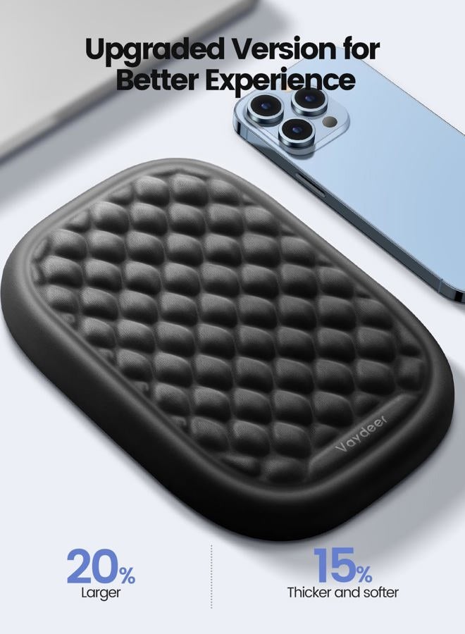 Vaydeer 【Upgraded Larger and Thicker】Vaydeer Elbow Rest Pad 1pc, Desk Wrist Rest Memory Foam Armrest, Ergonomic Mouse Cushion Support, Wrist Pain Relief for Computer Laptop Working Typing Gaming Office Gadget - Image 3