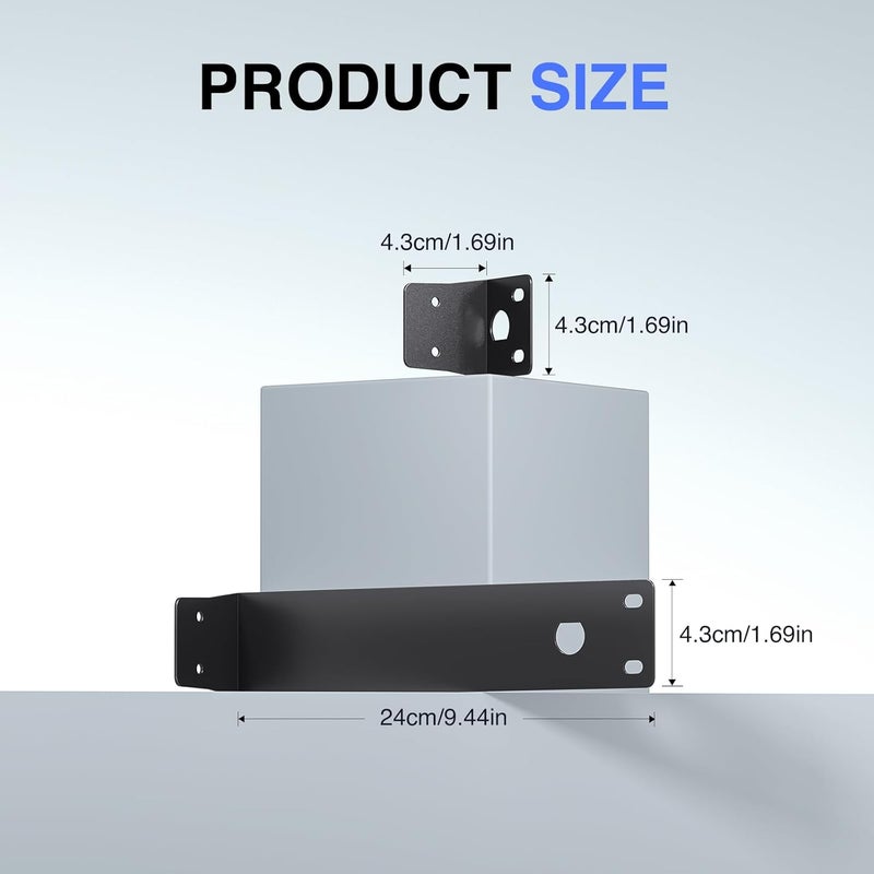 Phenyx Pro BNC Antenna Kit, Two Connecting Cables 50cm/1.6FT for Front-Mounting Antennas, Metal Rack Plates Included, Suitable for Half-Rack Wireless Systems (ANTK-HR2A) - Image 3