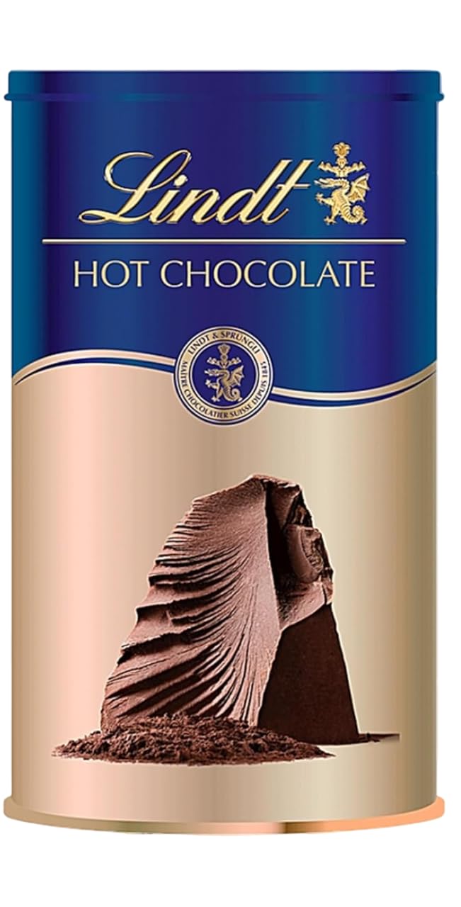 Lindt Swiss Hot Chocolate Milk Powder Mix, 300g, Rich Creamy Hot Beverage Mix in Signature Blue Tin (Product Of Switzerland) - Image 1