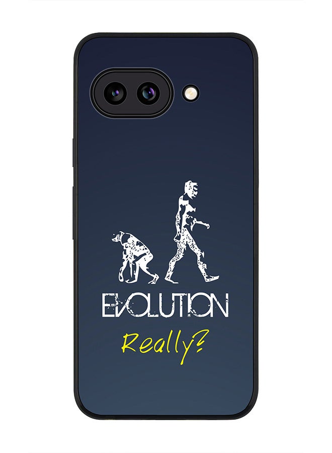 Stylizedd For Google Pixel 9a Case,Slim fit Camera Protection, Shockproof Thin Phone cover  - Evolution, Really (Grey)