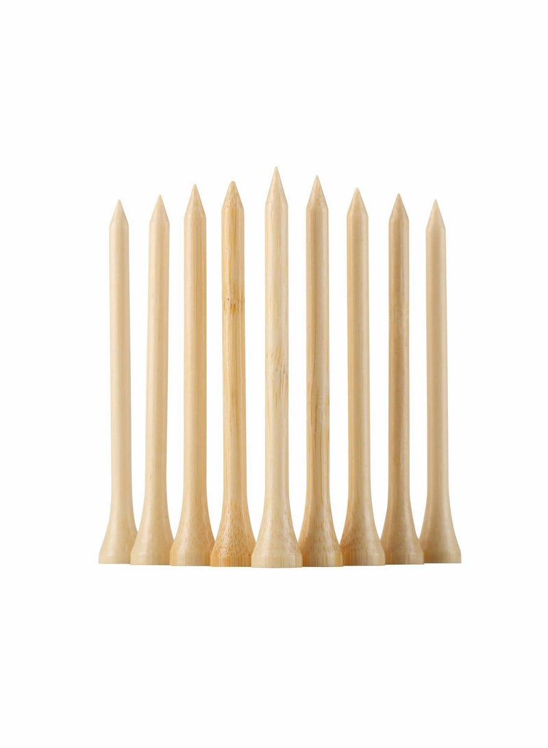 Excefore Golf Tees, 3-1/4 Inch Friendly Biodegradable Material Reduces Friction Side Spin More Stable 100 Pieces - Image 1