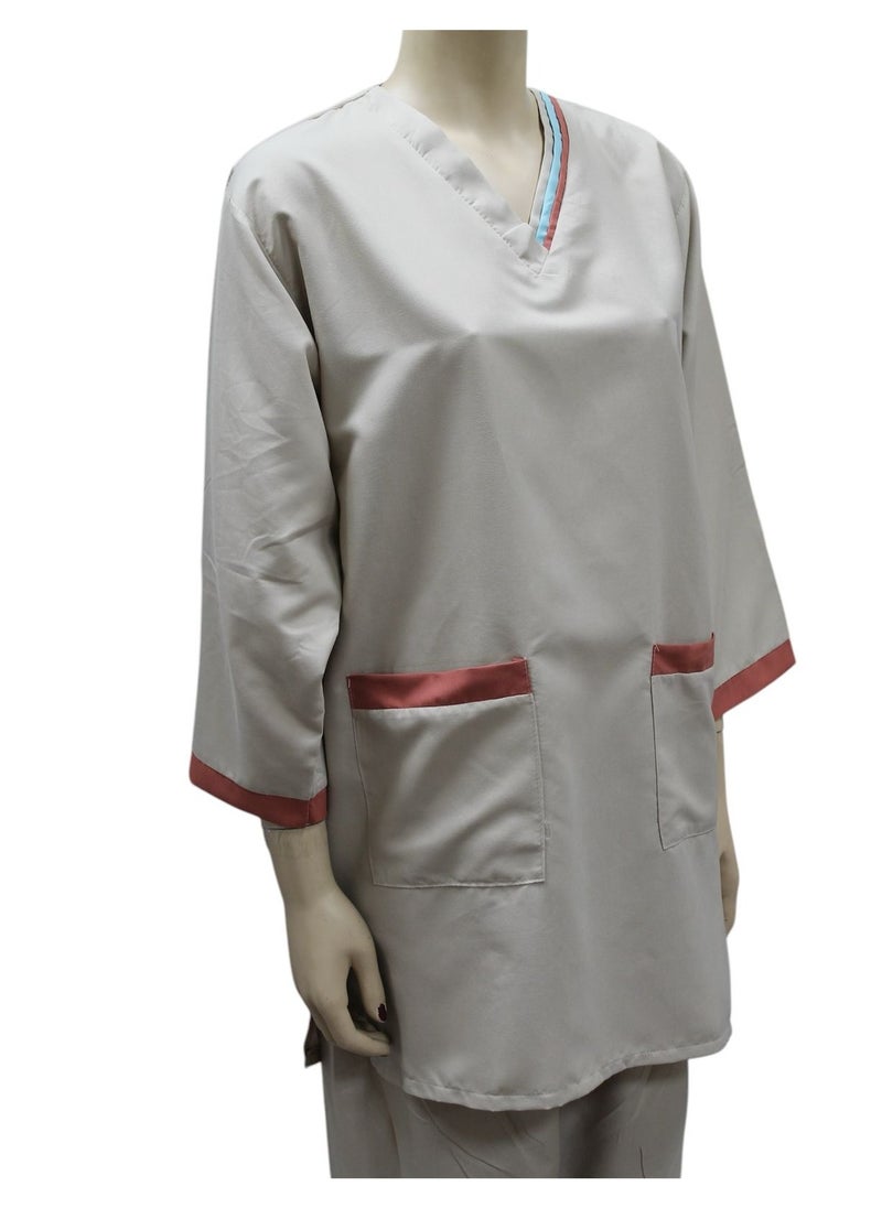 1home Housemaid Uniform Maid Nanny Scrub Suit 3 piece set  - Image 2