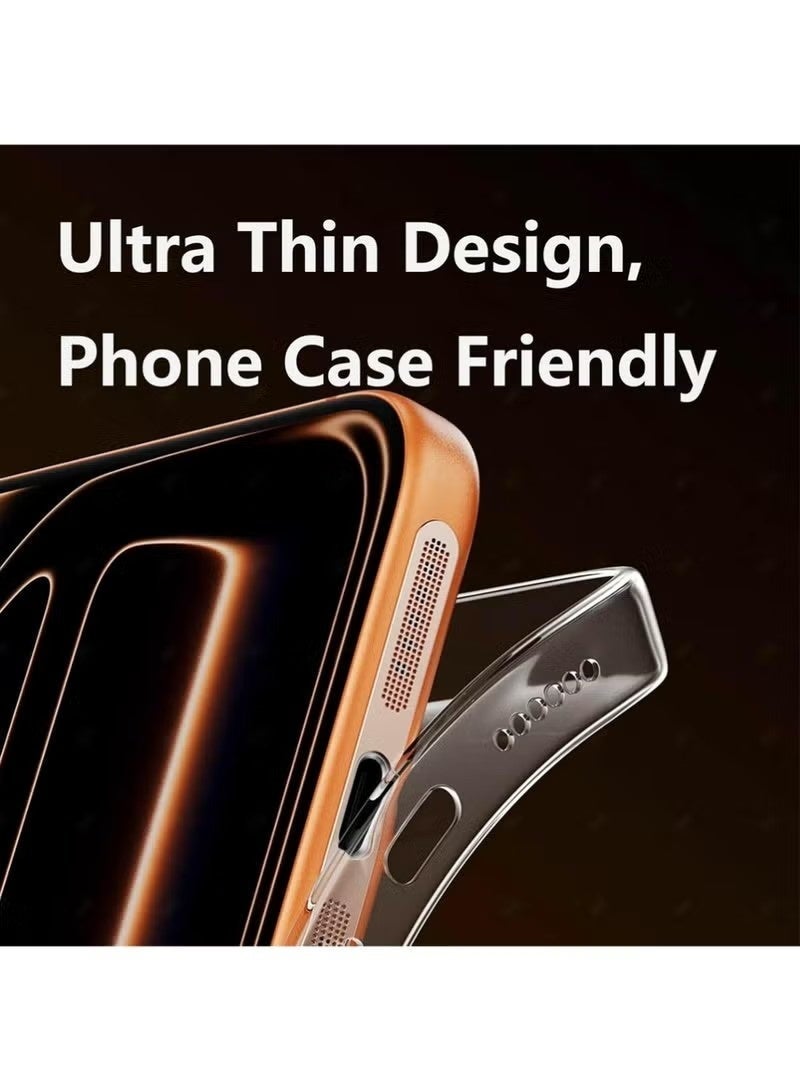 4PCS Mobile Phone Skin Stickers case for iPhone 17 Pro Max Earpiece Speaker Mesh Anti Dust Proof Adhesive Cover - Image 4