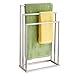 DECLUTTR Freestanding Towel Rack, 3 Tier Stainless Steel Towel Bar Stand for Bathroom, Chrome Plated - Image 2
