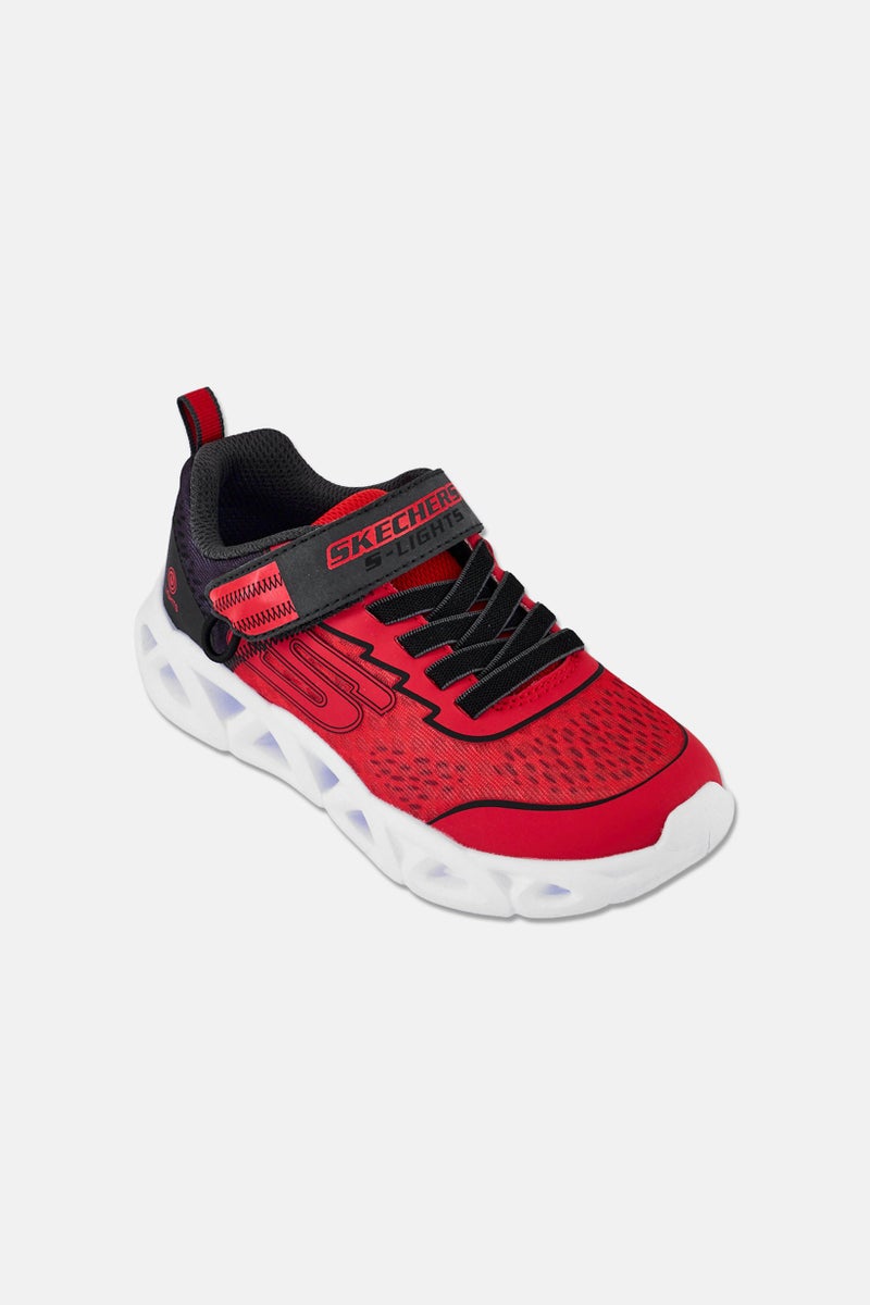 SKECHERS Kids Boy Twisty Bright 2,0 Velcro Closure Shoes, Red - Image 1