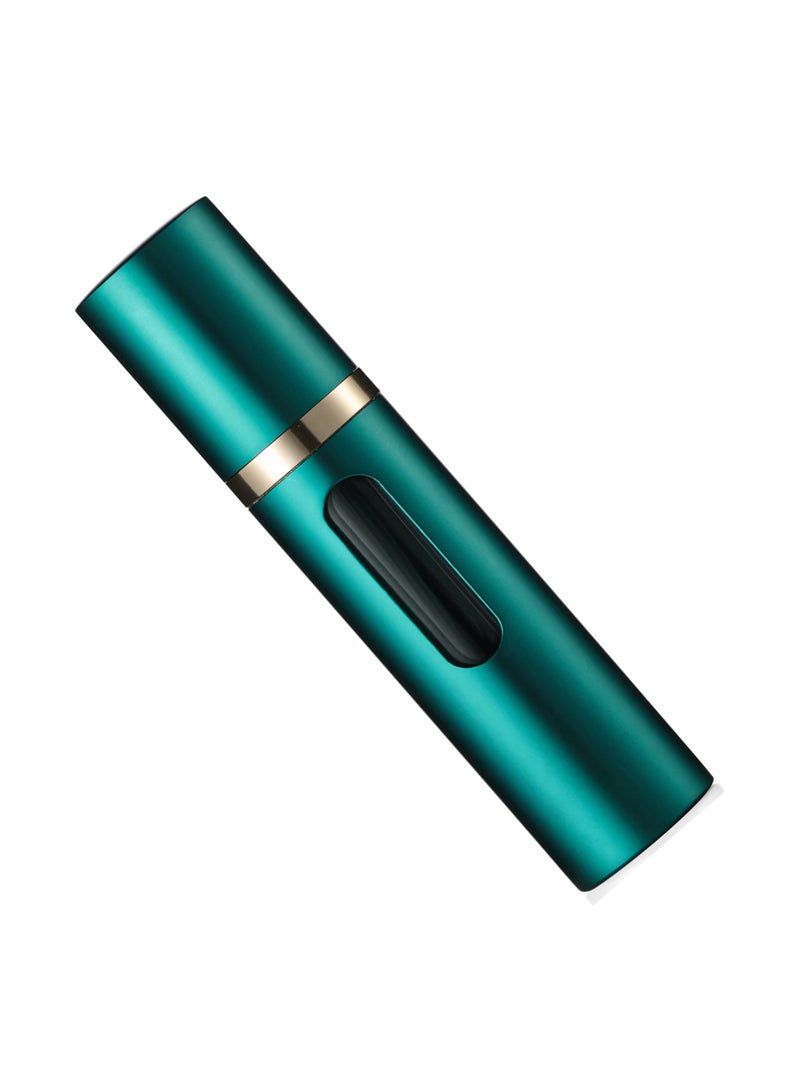 SOLARAE Perfume Spray Bottle, Portable Perfume Refillable Spray, High-Grade Real Glass Material, Bottom filling Mini Atomizer Spray Perfume Bottle Set for Travel (Green) - Image 1