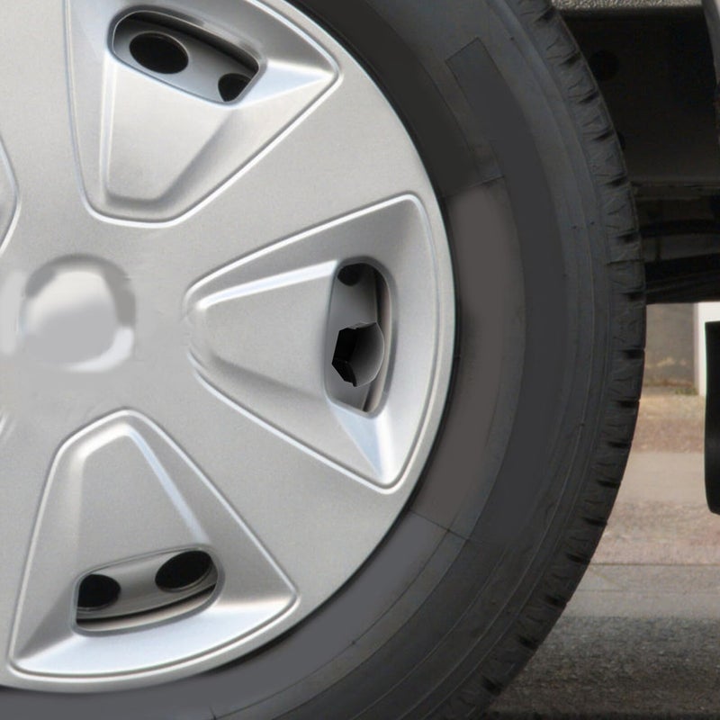 Matte Black Wheel Nut Covers 20pcs Set With Remover Tool Dust Proof Rust Resistant - Image 3