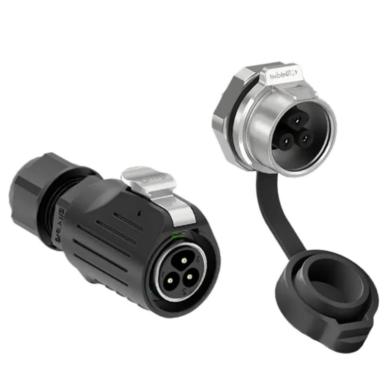 EW-LP16 Industrial M16 Waterproof Connector 2 3 4 5 7 8 9 Pin Circular Electrical Connectors Male Female Socket(2 Pin Female Socket) - Image 2