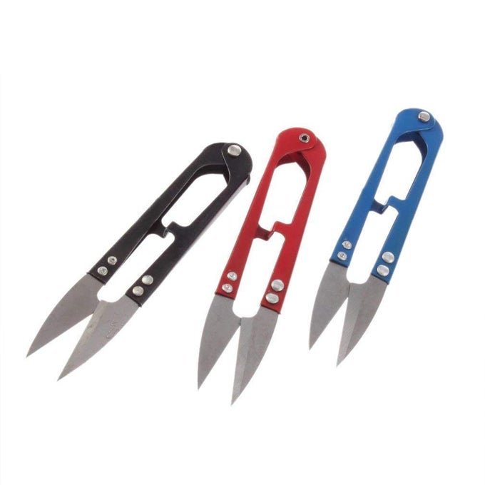 EMBROIDERY SEWING SNIPS THREAD CUTTER SCISSORS NIPPER THRUM YARN SET OF 3 MULTICOLOR
