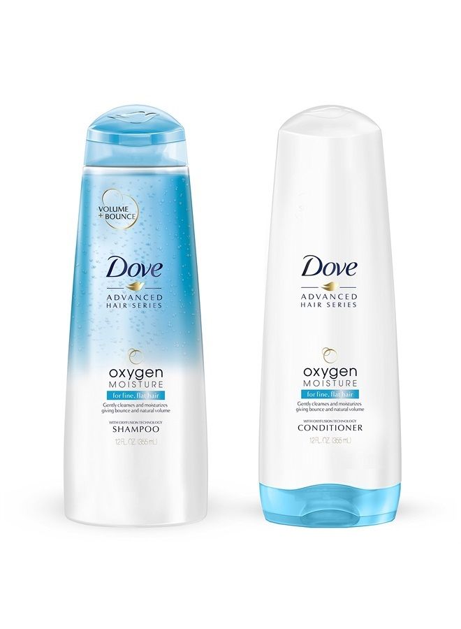 Dove Advanced Hair Series Oxygen Moisture Conditioner, 12 oz (Pack of 2) - Image 4