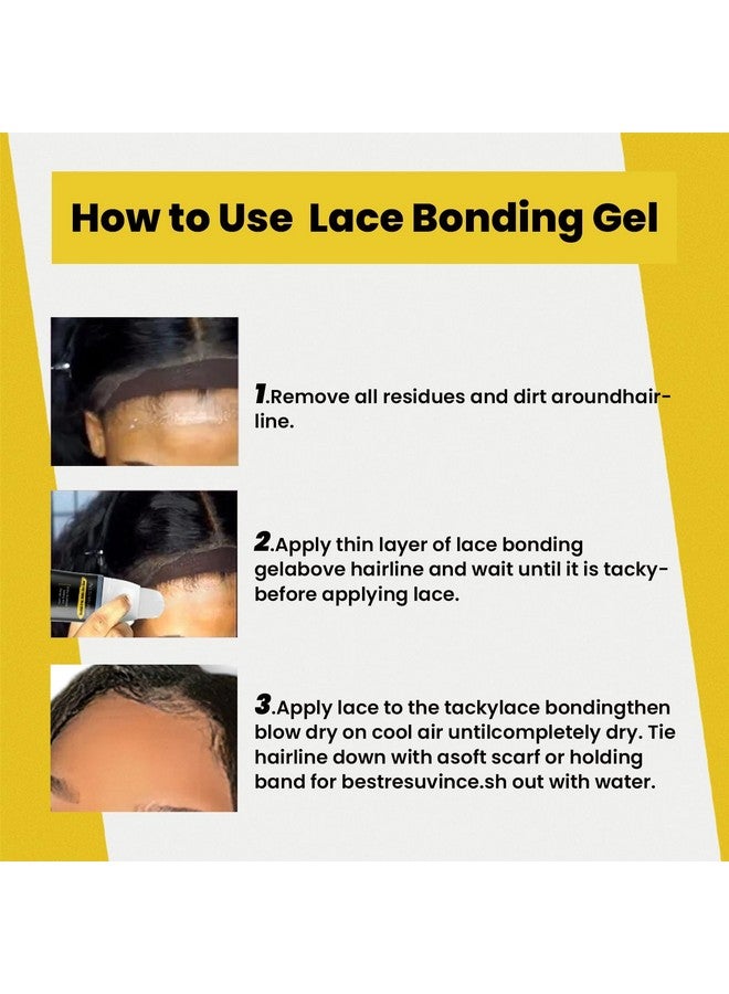 Luxfume Lace Bonding Gel,Wig Glue Lace Glue,New Brush Head Design,Invisible & Skin-Friendly Formula,Bold Hold Lace Glue for Wigs,Temporary Daily Hold for Lace Front Wigs and Hair,for Women & Men - Image 4