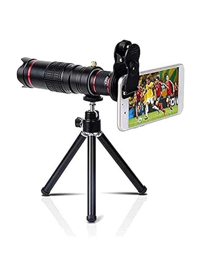erorex Cell Phone Camera Smartphone 4K HD 22X Telephoto Lens Kit Clip on Tripod for iPhone Samsung  - Image 1