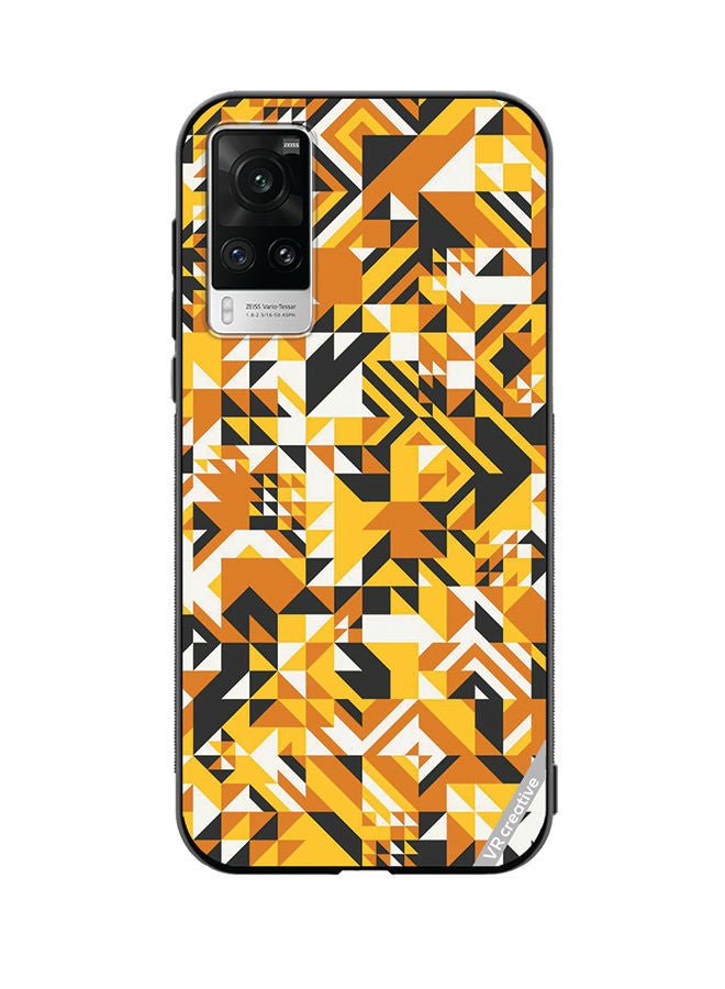 VR CREATIVE Protective Case Cover For Vivo X60 Pro Geametrical Design Multicolour - Image 1