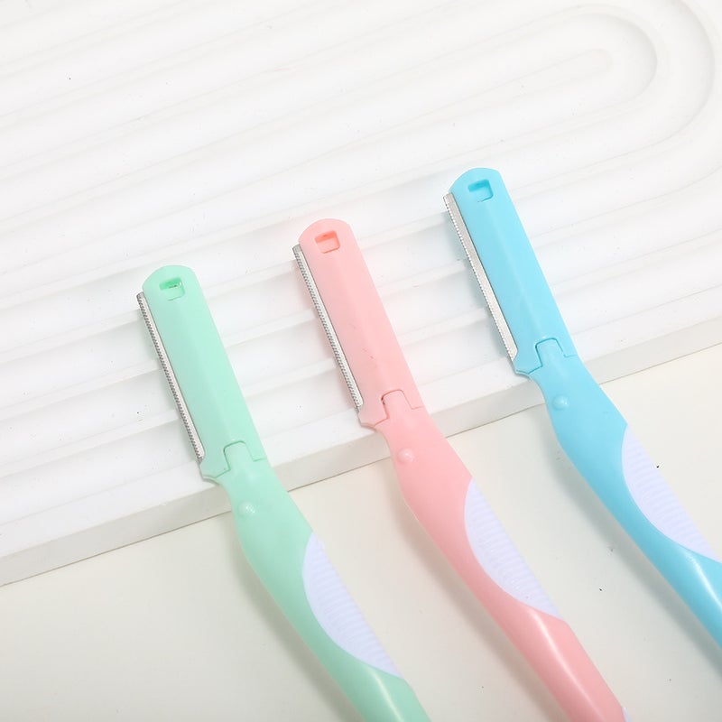 3PCS eyebrow trimming knife combination suit shaving knife shaving knife eyebrow trimming makeup suit beauty tools manufacturers portable - Image 2