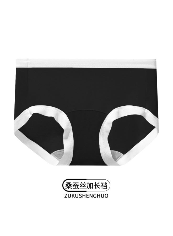 Orange Inside 80 Modal Mulberry Silk Ladies Underwear Postage Waist Size Briefs Women A Generation Of Hair