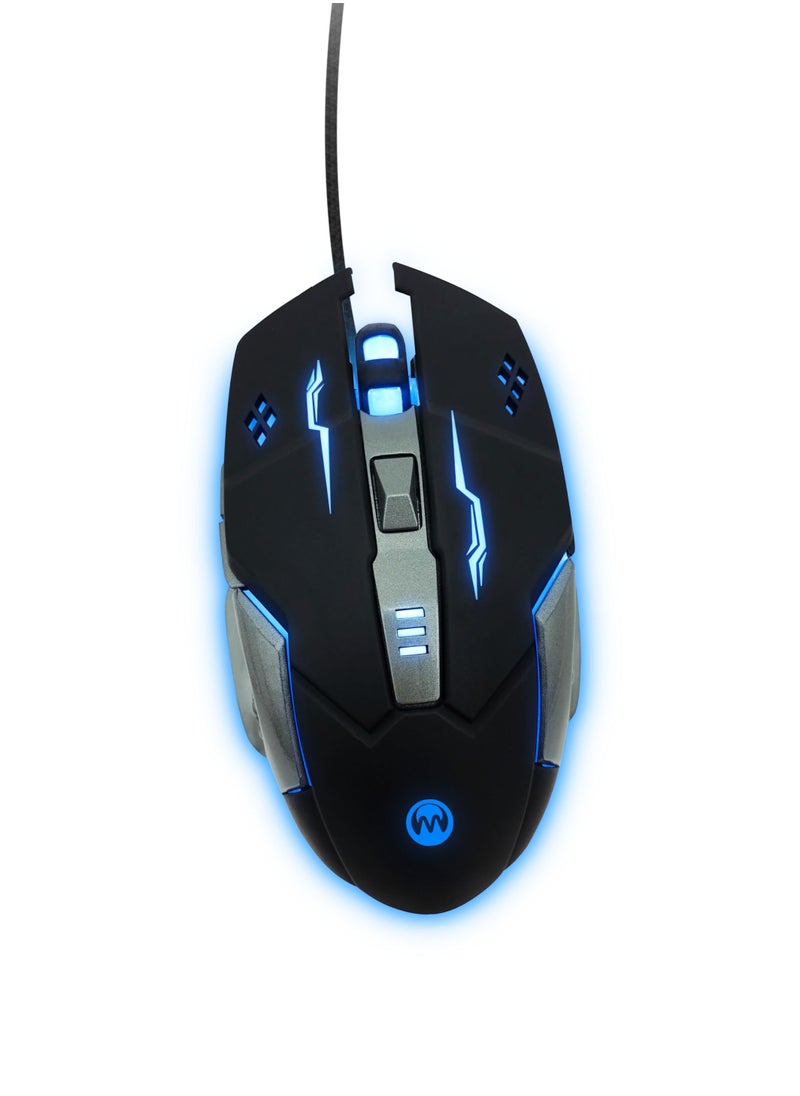Microdigit - RAIDER RGB Gaming Mouse with Mouse Pad Combo - Image 1