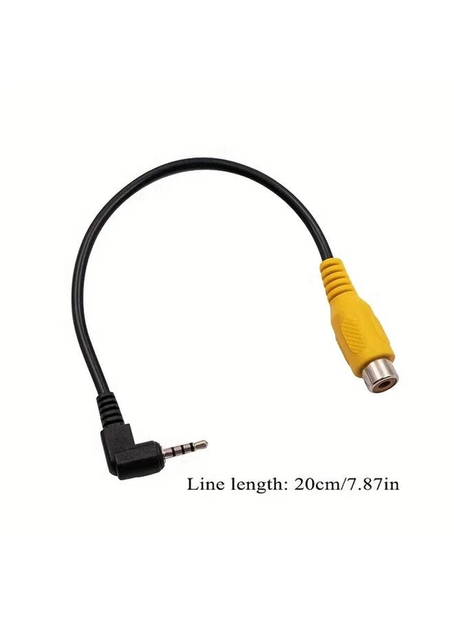 2 5mm Stereo AV Jack Male To RCA Female Adapter Cable Converter 1pc - Image 3