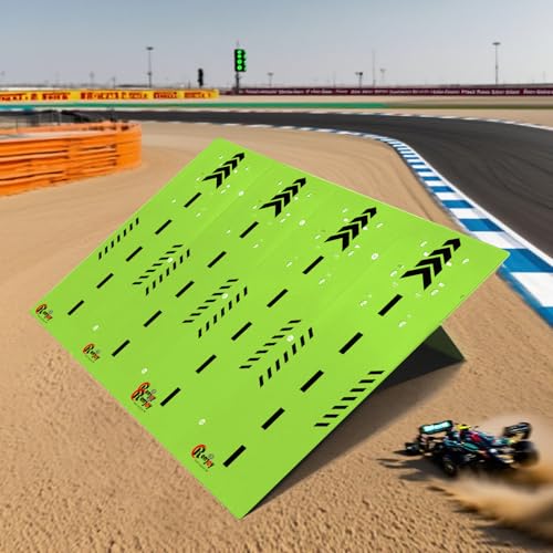 RCenjoy RC Car Jump Ramp Takeoff Board RC Ramp for Jumping Stunt Playset for 112 114 116 118 124 Remote Control Model Car 4 Boards Green - Image 5