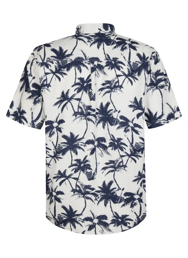 Petrol Industries Men Shirt Short Sleeve AOP