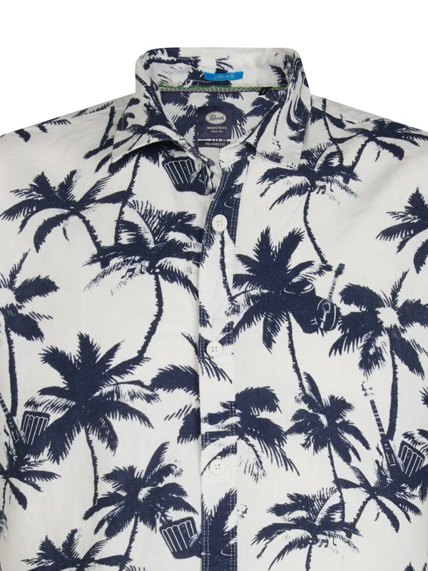 Petrol Industries Men Shirt Short Sleeve AOP