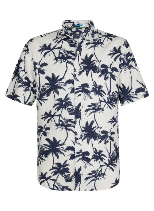Petrol Industries Men Shirt Short Sleeve AOP