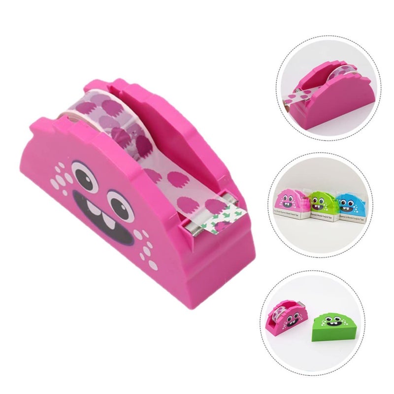 Cartoon Monster Tape Dispenser Small Tape Cutter For Home Office Desk Organization School And Craft Projects Durable Material - Image 3
