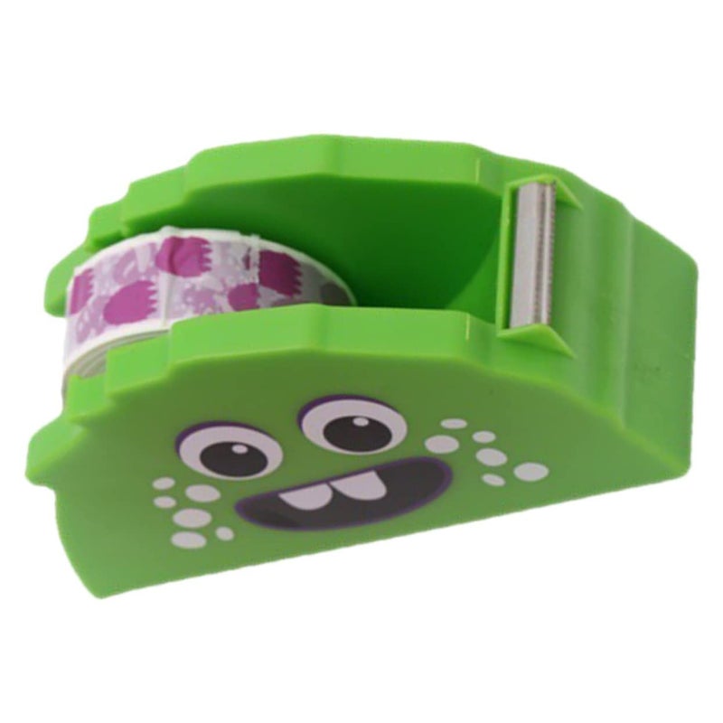 Cartoon Monster Tape Dispenser Small Tape Cutter For Home Office Desk Organization School And Craft Projects Durable Material - Image 2