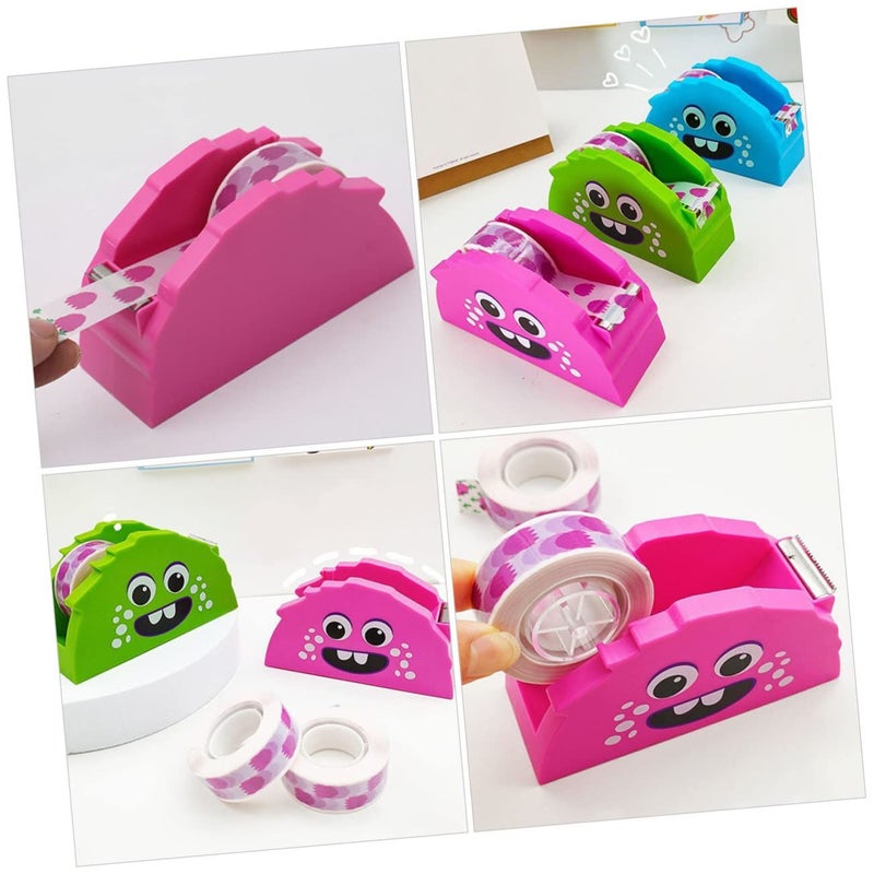 Cartoon Monster Tape Dispenser Small Tape Cutter For Home Office Desk Organization School And Craft Projects Durable Material - Image 5