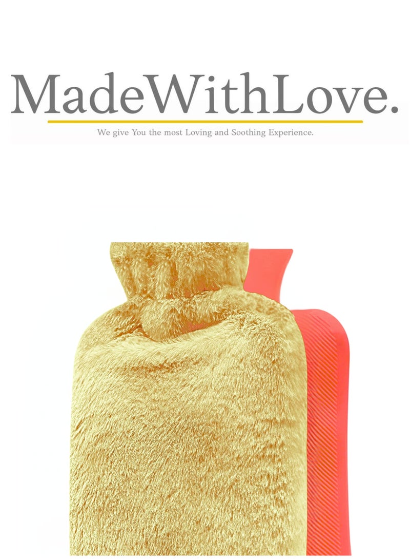 Mini Hot Rubber Water Bag with Protection Cloth Cover - packaging may vary - Image 3